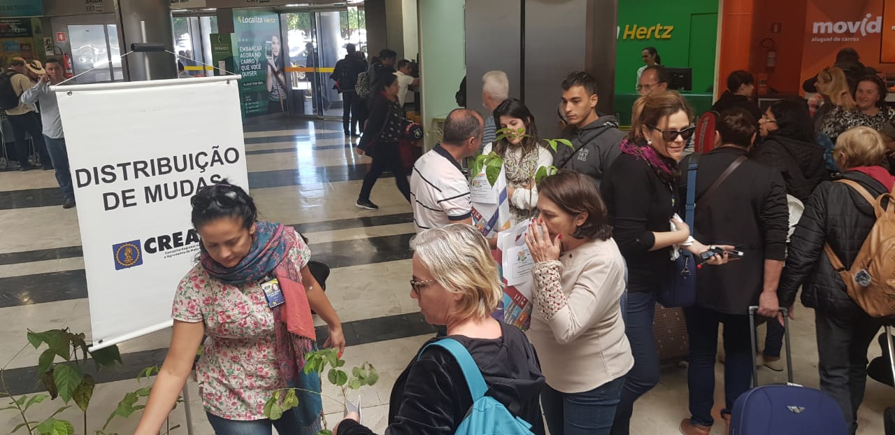 Além da sede do CREA, a ação acontece neste dia 5 de junho, no Aeroporto Internacional de Campo Grande. - Foto: Infraero