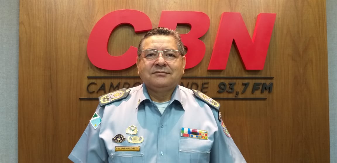 Waldir Ribeiro Acosta - Comandante Geral da Polícia Militar - Foto: CBN Campo Grande