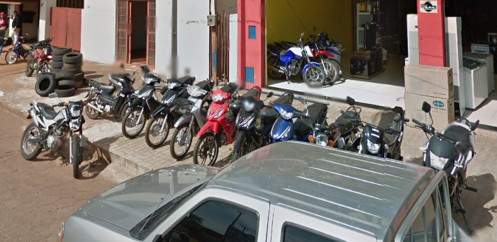 Grande quantidade de motos preocupa autoridades em Ponta Porã - GOOGLE MAPS