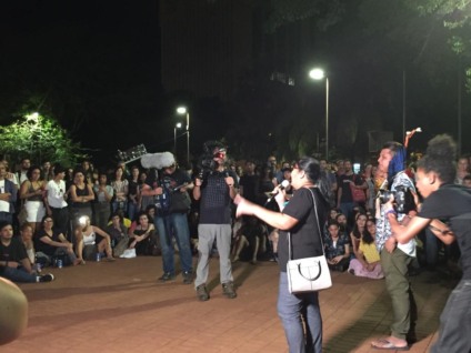 Deputada federal esteve no estado para participar da 13° Assembleia do povo Terena e Ato em Campo Grande. - Giovana Dauzacker/CBN CG