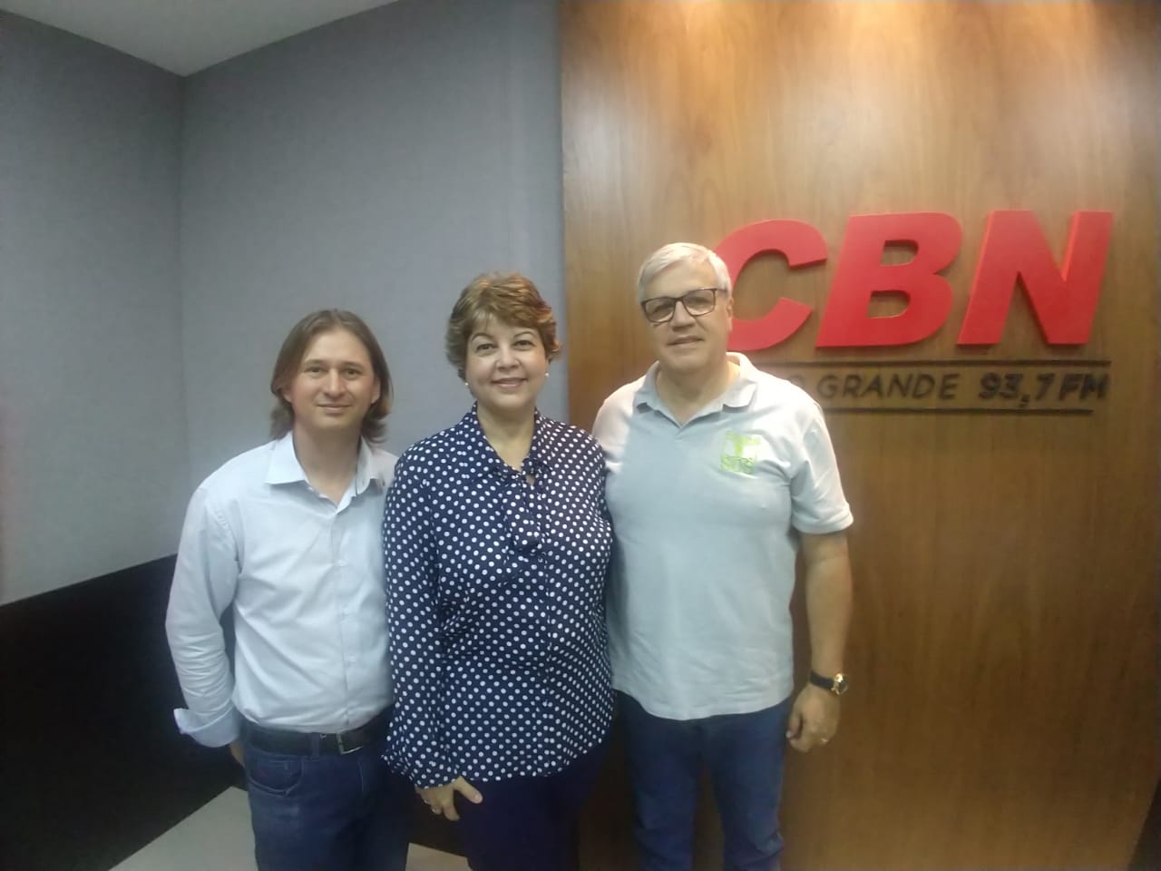 Alan Striquer - Pres. Movimenta Pantana; Márcia Rocha - Coord. Estadual Programa Líder; Felipe Augusto - sec. executivo do Movienta Pantanal - Luiz Vilela/CBN