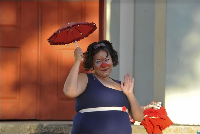 Palhaça Brisa é uma das 10 atrações da VII Pantalhaços. - Foto: Divulgação