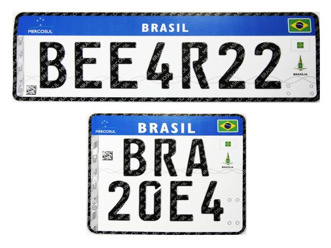 Novo padrão de placas prioriza carros novos, além de transferência de cidade e propriedade - Rodrigo Nunes / Ministério das Cidades