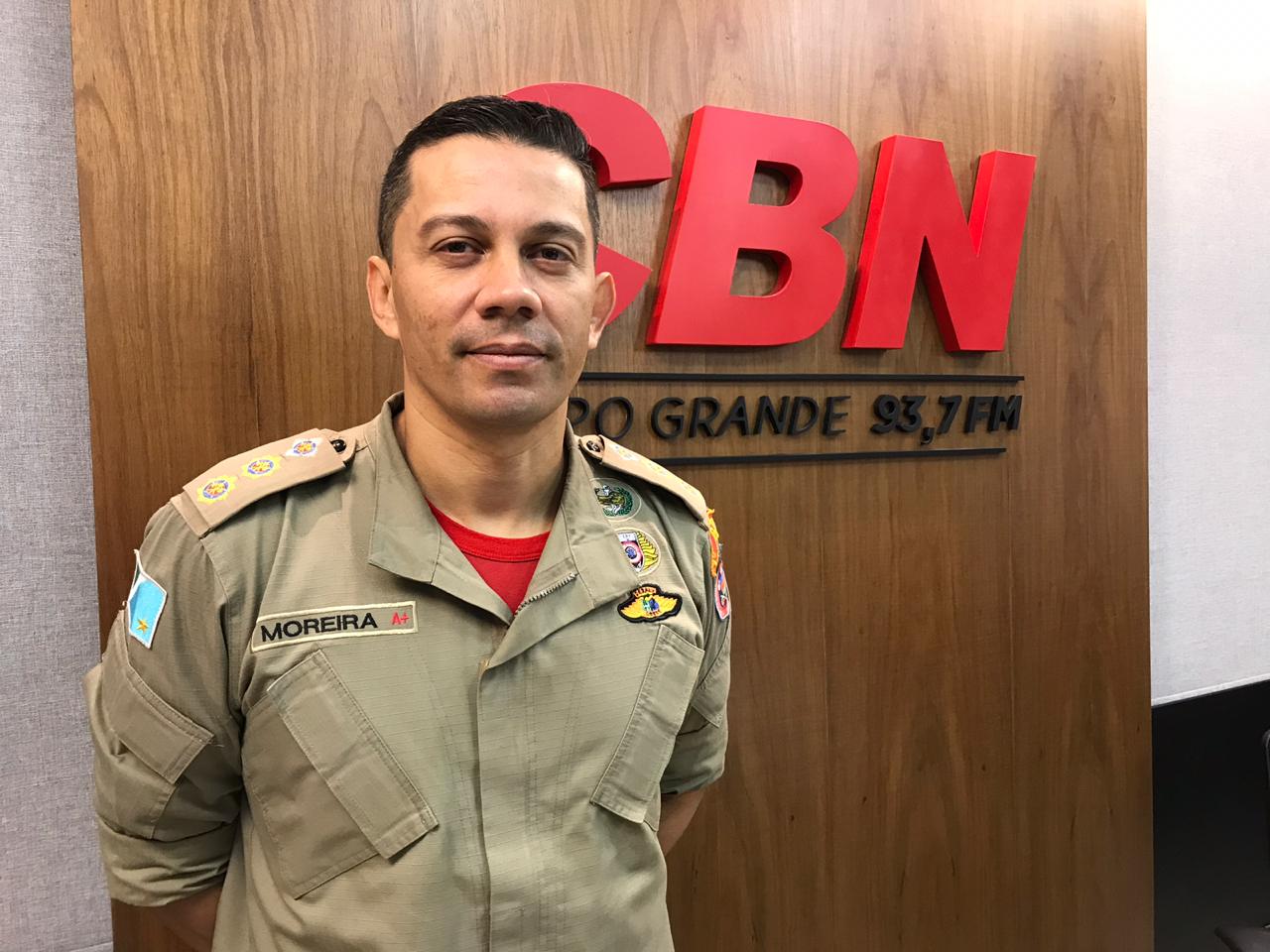 Tenente-Coronel Moreira, Corpo de Bombeiros - Foto: Rádio CBN Campo Grande