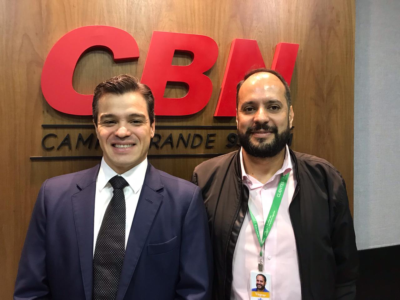 Vagner Teixeira e João ricardo Dias, Sebrae/MS - Foto: CBN Campo Grande