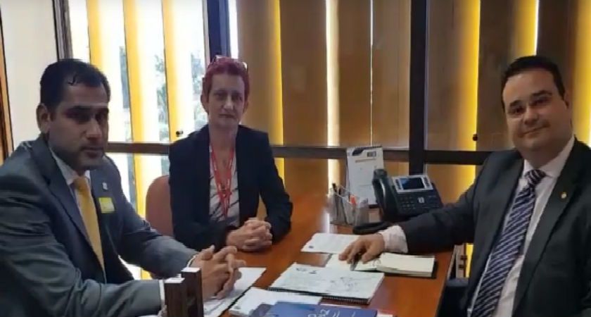 Vereador Betinho visita deputado Fábio Trad para reivindicar continuação do Fundeb