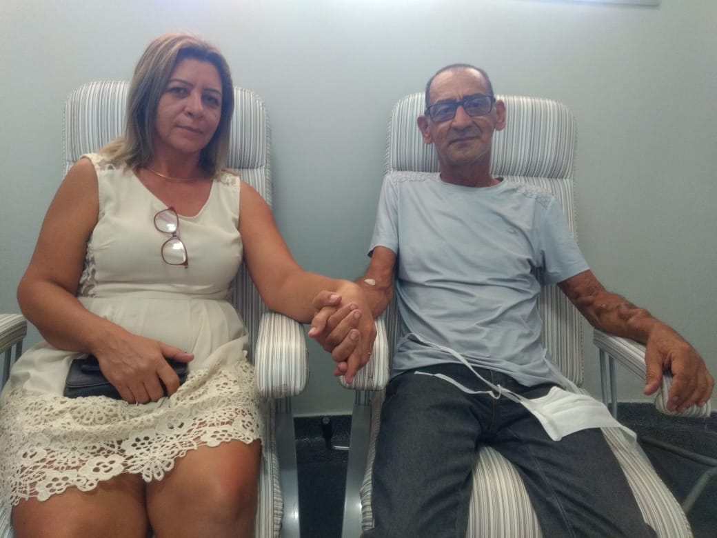 Doação de órgãos mudou história de Leila e Celeidino que, hoje, esperam mais investimentos em políticas públicas para conscientização da população sobre doações. - Loraine França
