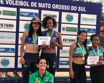 Circuito Estadual de Vôlei de Praia é realização da Federação de Voleibol de MS - Imagem cedida