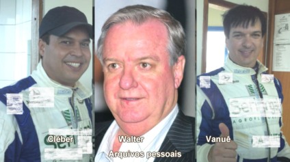 Cléber, Walter e Vanuê Faria: investigados na Lava Jato - Reprodução Cléber, Walter e Vanuê Faria: investigados na Lava Jato - Reprodução