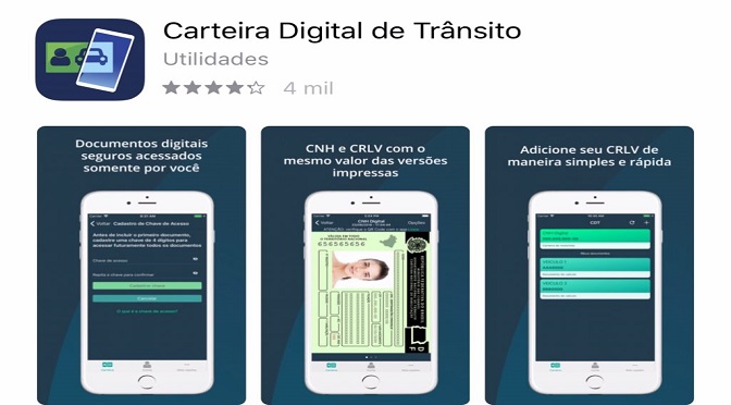 Para utilizar aplicativo, o usuário precisa verificar se a CNH impressa já possui QR Code no verso que, para isso, precisa ter sido emitida a partir de maio de 2017 - Divulgação/Assessoria