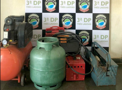 Polícia investigava suposto ponto de drogas, quando localizou equipamentos - Divulgação/PC