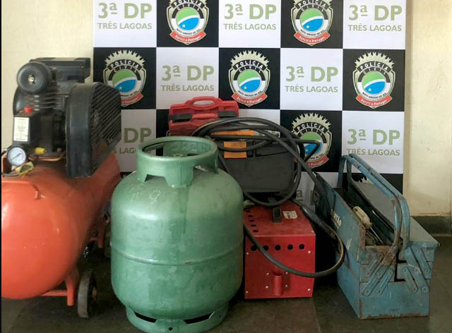 Polícia investigava suposto ponto de drogas, quando localizou equipamentos - Divulgação/PC