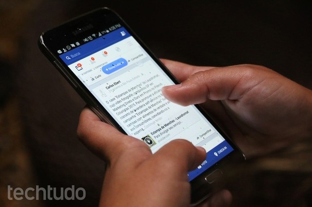 Segundo relatos de usuários, mudança na thumb acontece com links de sites de notícias e até mesmo em anúncios - Foto: Techtudo