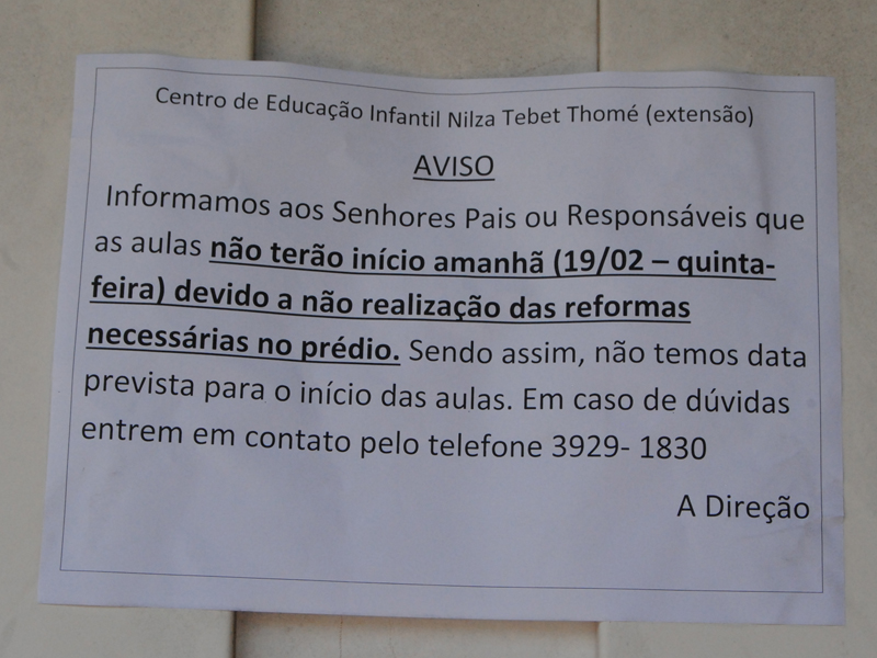 Imóvel foi alugado para funcionar como extensão de CEI  - Elias Dias/JP