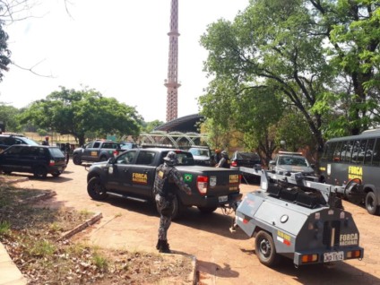 Brigada da Força Nacional chega em MS para ajudar Pantanal - Foto: Divulgação Brigada da Força Nacional chega em MS para ajudar Pantanal - Foto: Divulgação