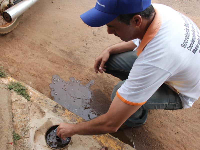 O Controle de Vetores é responsável pela coleta dos materiais inservíveis que se tornam “criadouros” do mosquito - Divulgação