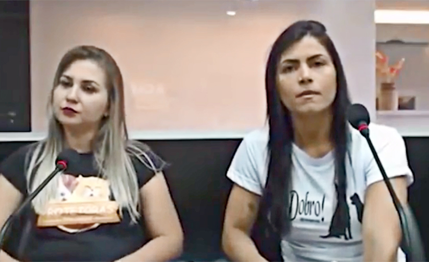 Vandressa Borges e Raiza Medeiros, falaram sobre saúde do animal, no programa “A Casa é Sua” - Reprodução