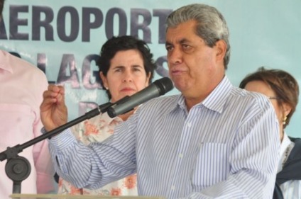 Puccinelli em discurso em Três Lagoas -