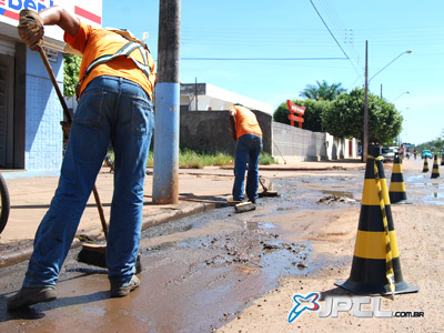 DOS resolve problema de mau cheiro causado por esgoto no Santos Dumont -