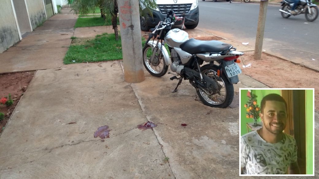 Elivelton Queiroz (detalhe) morreu no local do acidente - André Barbosa/JPNews