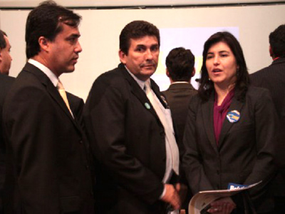Wilian Douglas, Antonio Angelo e Simone Tebet -