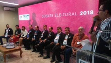 Dos 13 candidatos ao Senado, 10 compareceram ao debate. - Ronie Cruz/CBN