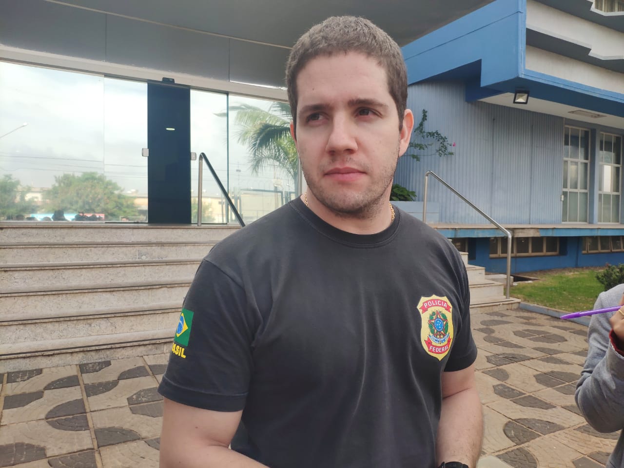 Delegado da Polícia Federal, Glauber Fonseca de Carvalho Araújo, é o responsável pelas investigações - Gabi Couto/CBN Delegado da Polícia Federal, Glauber Fonseca de Carvalho Araújo, é o responsável pelas investigações - Gabi Couto/CBN