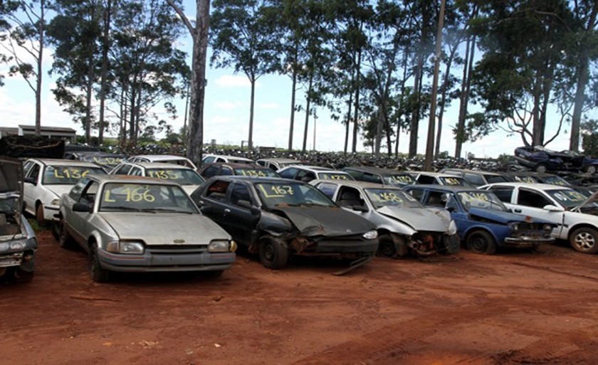 Atualmente, o departamento tem 48.822 veículos estacionados em pátios de  todo o Estado - Divulgação