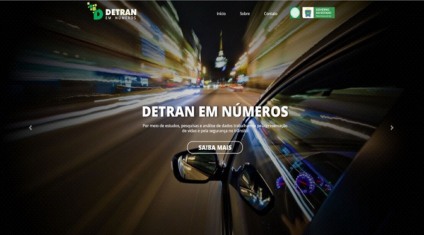 É possível acessar o ‘Detran em Números’ através de uma aba específica no site do órgão - Divulgação/ Detran-MS