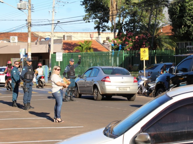 A Polícia Militar vai realizar blitz educativa nas proximidades das principais escola da cidade. - Divulgação