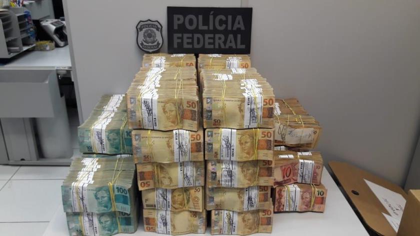 PF apreende R$ 2,4 milhões durante operação em Três Lagoas - Divulgação PF