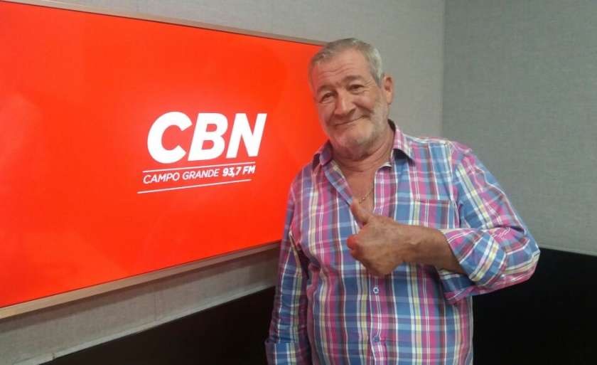 Dino Rocha esteve na Rádio CBN campo Grande em fevereiro de 2018 - Foto: Rádio CBN