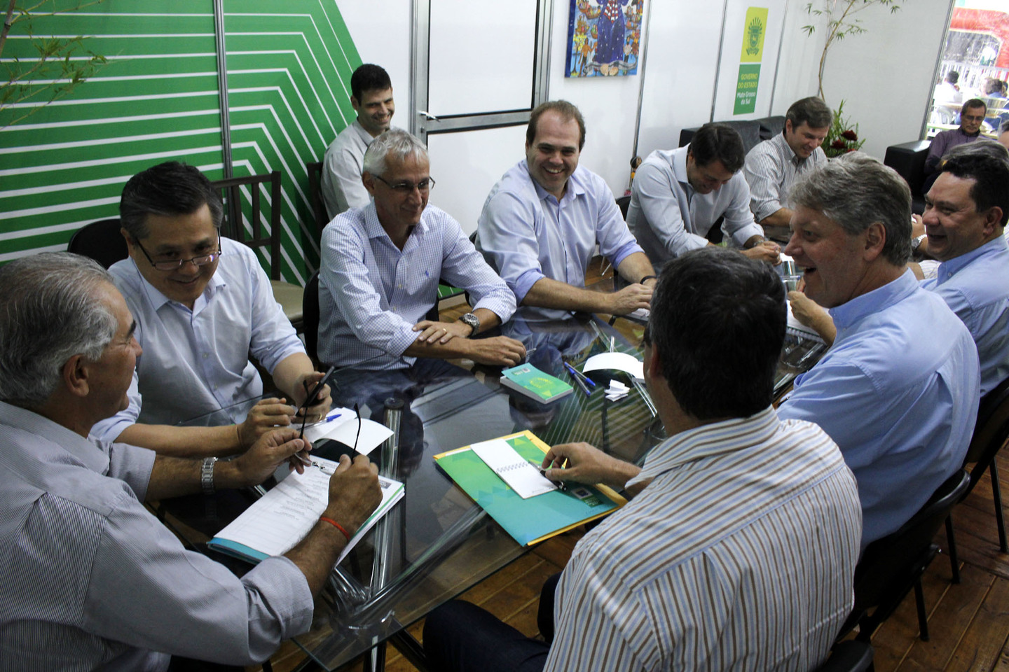 Encontro com entidades do agronegócio ocorreu durante toda esta terça-feira, na Expogrande - Foto: Ascom/MS