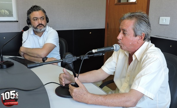 Nestor Junior entrevista o ex-prefeito Djalma Lucas Furquim (PDT) - Gabrielly Almeida/JPNews