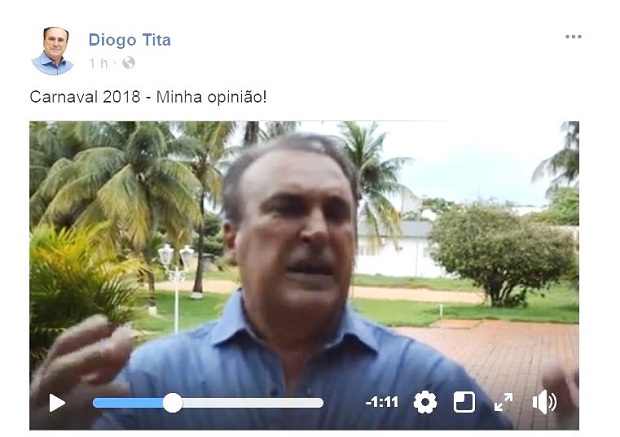 Tita usou as redes sociais para se pronunciar - Redes Social / Diogo Tita