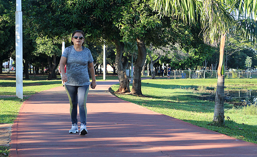 Fotografia registrada na Lagoa Maior, na quarta-feira (22) - Danielle Leduc