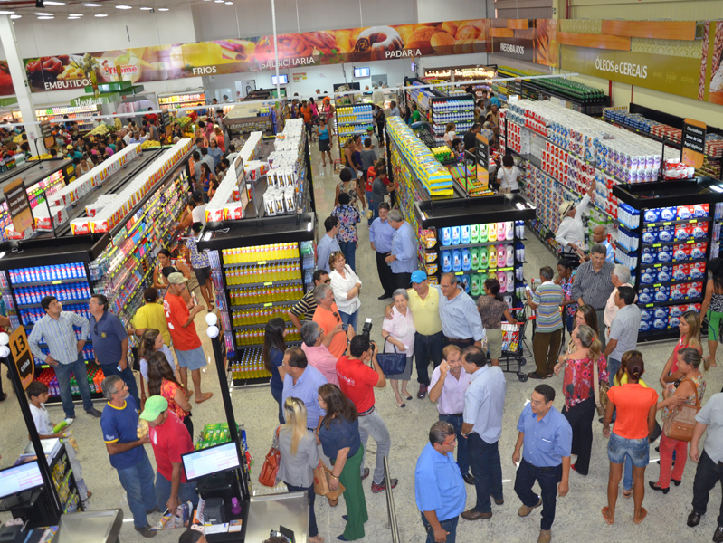 Segunda unidade dos Supermercados Thomé foi inaugura na manhã desta quinta-feira, 30 - Cláudio Pereira/JP