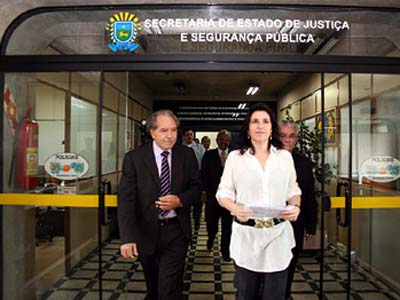 Estrutura em segurança pública e os principais focos da administração nesta área que é considerada uma das prioridades do governo -
