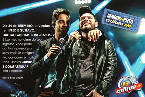 Acesse a fanpage da rádio, compartilhe e concorra! - Reprodução Acesse a fanpage da rádio, compartilhe e concorra! - Reprodução