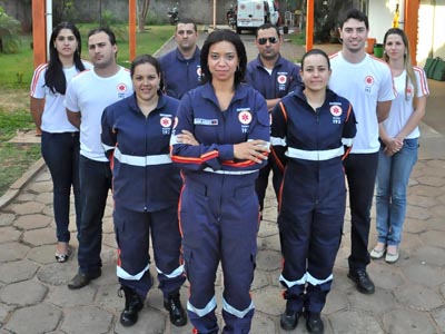 Equipe do SAMU de Três Lagoas -