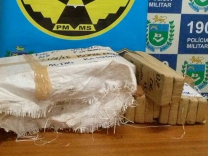 Peso total da droga foi de 40 kg - Divulgação