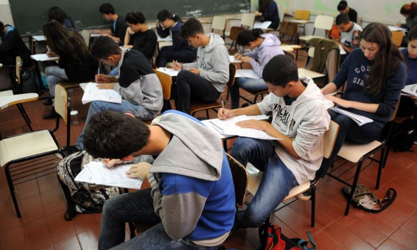 Estudantes brasilienses concluem simulado do Enem
Colégio Setor Oeste, Asa Sul, Brasília, DF, Brasil 7/7/2016 Foto: Gabriel Jabur/Agência Brasília.