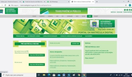 Os interessados poderão realizar o preenchimento dos dados pela internet, até o dia 06 de janeiro de 2021 - Foto: Divulgação/Portal do MS