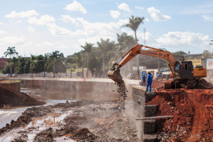 Obras de revitalização na Avenida Ernesto Geisel está há quatro meses sem receber o repasse do Governo Federal - Divulgação/prefeitura