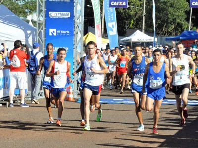 Largada da elite masculina em Campo Grande -
