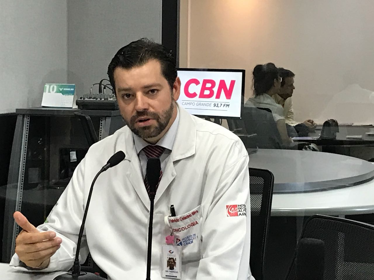 O oncologista Fabrício Colacino falou sobre o evento