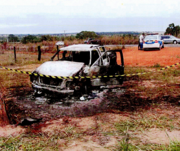 Acusado efetuou um disparo contra a vítima e, em seguida, colocou fogo na caminhonete, com o intuito de simular um acidente de trânsito. - Arquivo/JPNEWS