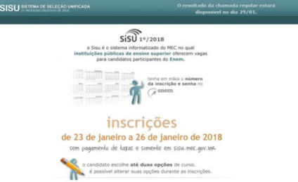 Página do Sisu na internet - Divulgação/Agência Brasil