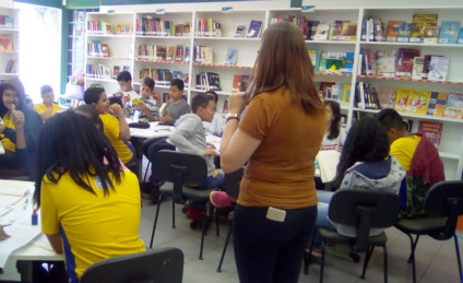 Projetos educativos são desenvolvidos pela biblioteca do Sesi - Divulgação/Assessoria