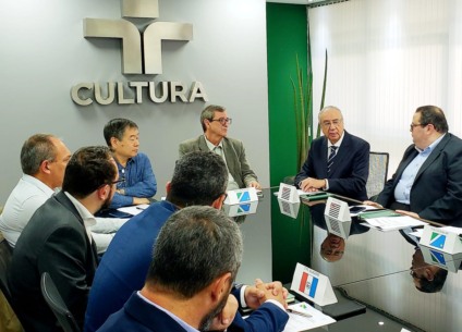 Sérgio Kobayashi, Bosco Martins, José Roberto Maluf e Fábio Borba comandam reunião do fórum - Divulgação Sérgio Kobayashi, Bosco Martins, José Roberto Maluf e Fábio Borba comandam reunião do fórum - Divulgação